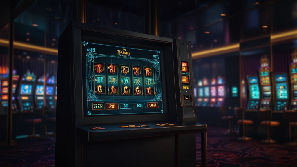 Casino payment limits and fee indicators on a dark cashier screen