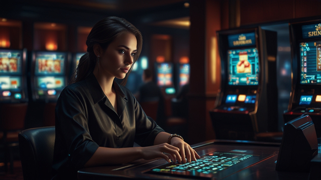 Casino cashier screen showing deposit and withdrawal payment options