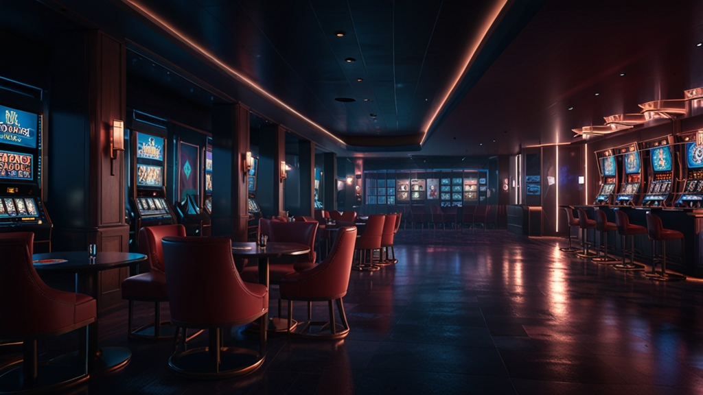 A casino terminal where a player enters a promo code to claim a no deposit offer
